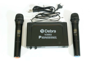 Двоен дистанционен VHF микрофон Debra 3002